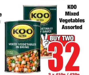 KOO Mixed Vegetables Assorted