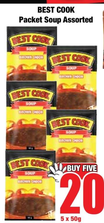 BEST COOK Packet Soup Assorted