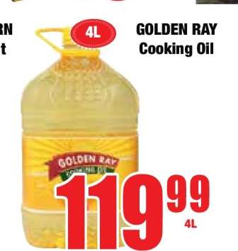 GOLDEN RAY Cooking Oil