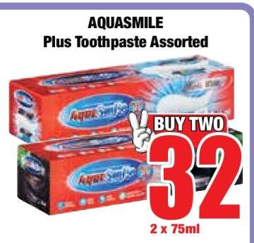 AQUASMILE Plus Toothpaste Assorted