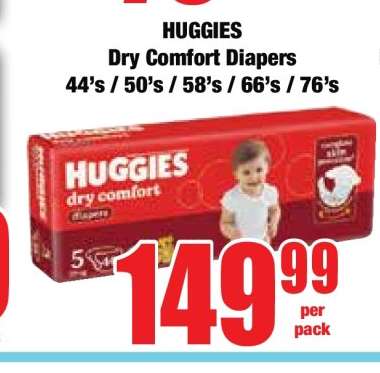 HUGGIES Dry Comfort Diapers