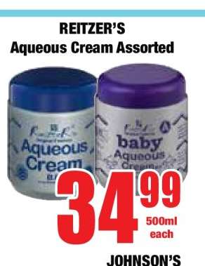 REITZER’S Aqueous Cream Assorted