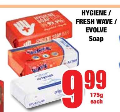 HYGIENE / FRESH WAVE / EVOLVE Soap
