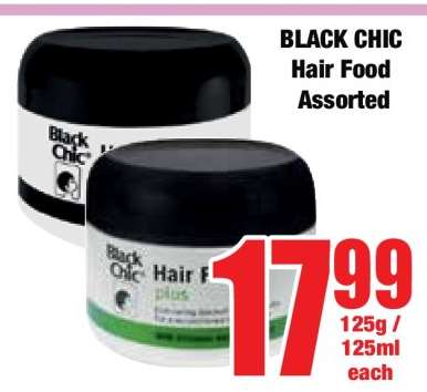BLACK CHIC Hair Food Assorted