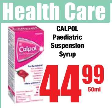 CALPOL Paediatric Suspension Syrup