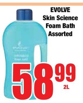EVOLVE Skin Science Foam Bath Assorted