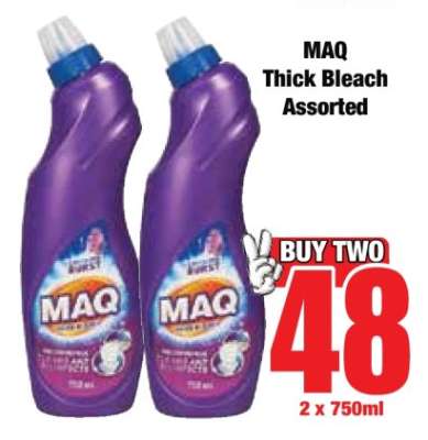 MAQ Thick Bleach Assorted