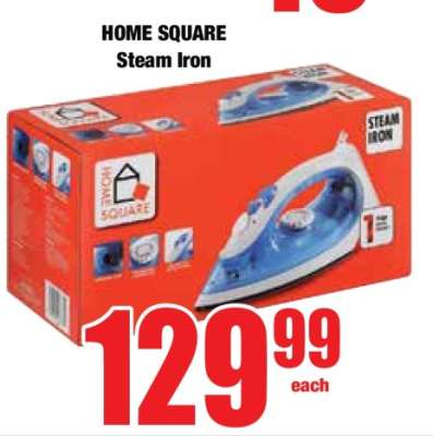 HOME SQUARE Steam Iron