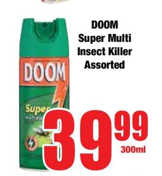DOOM Super Multi Insect Killer Assorted