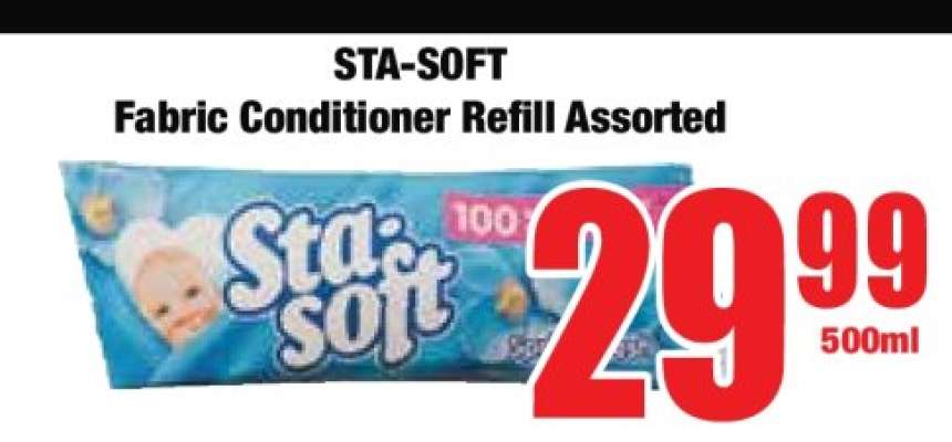STA-SOFT Fabric Conditioner Refill Assorted