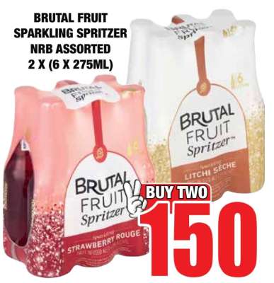 BRUTAL FRUIT SPARKLING SPRITZER NRB ASSORTED
