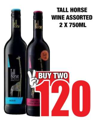 TALL HORSE WINE ASSORTED 2 X 750ML