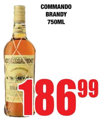 COMMANDO BRANDY 750ml