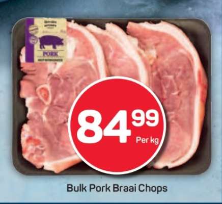 Bulk Pork Braai Chops
