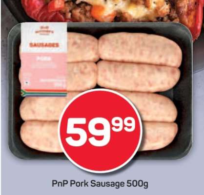 PnP Pork Sausage 500g