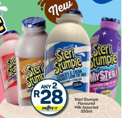 Steri Stumpie Flavoured Milk Assorted 350ml