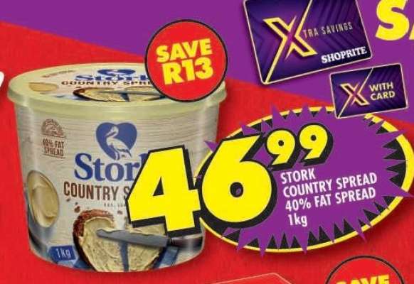 STORK COUNTRY SPREAD 40% FAT SPREAD 1kg