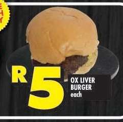 OX LIVER BURGER
