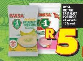 IWISA Instant Breakfast Porridge