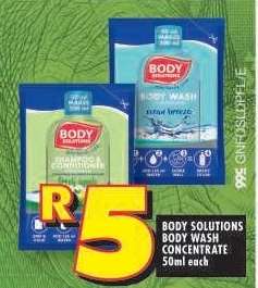 BODY SOLUTIONS BODY WASH CONCENTRATE