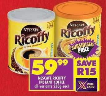 NESCAFÉ Ricoffy Instant Coffee