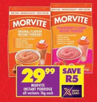MORVITE INSTANT PORRIDGE