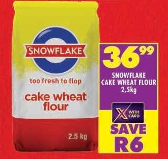 Snowflake Cake Wheat Flour 2.5kg