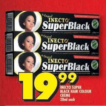 Inecto Super Black Hair Colour Creme