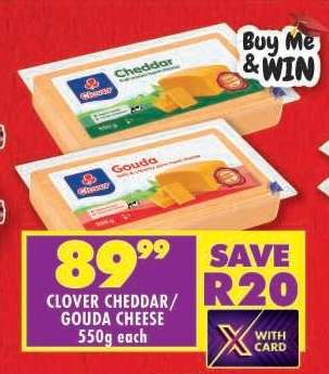 Clover Cheddar/Gouda Cheese