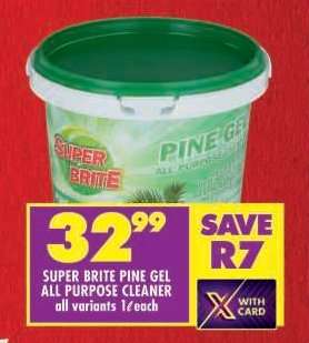 SUPER BRITE PINE GEL ALL PURPOSE CLEANER