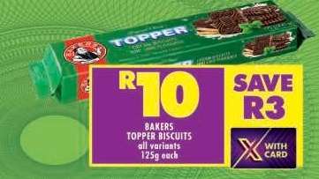 BAKERS TOPPER BISCUITS