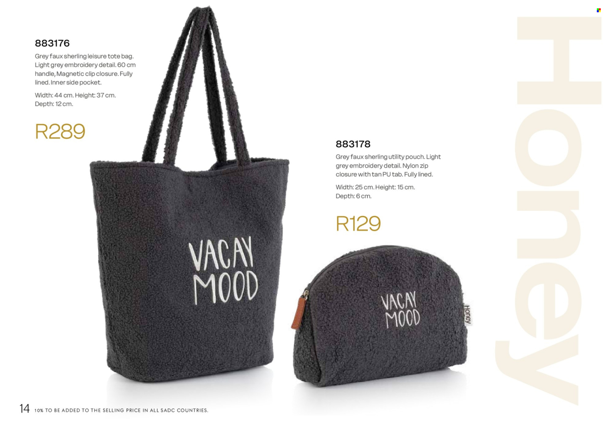 Honey specials. Page 16