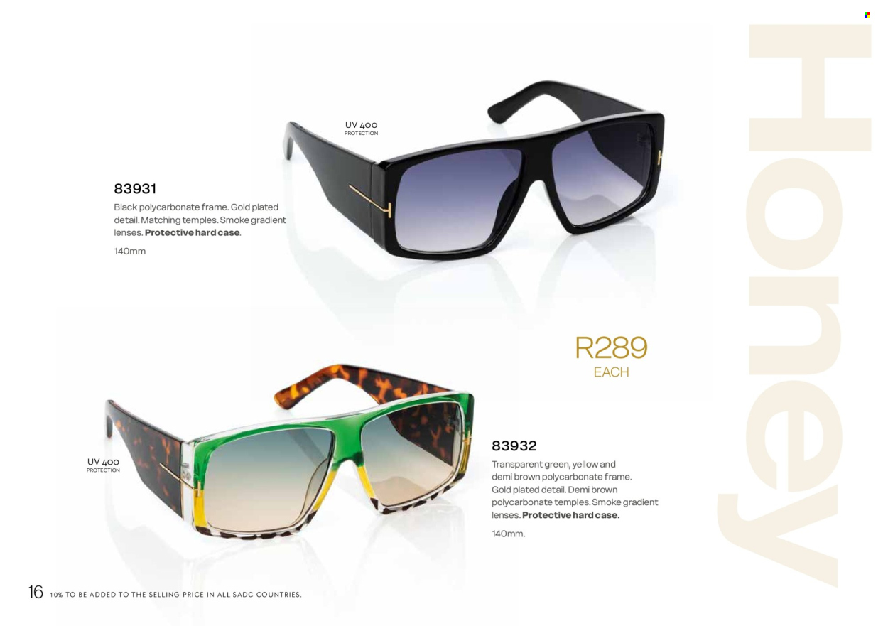 Honey specials. Page 18