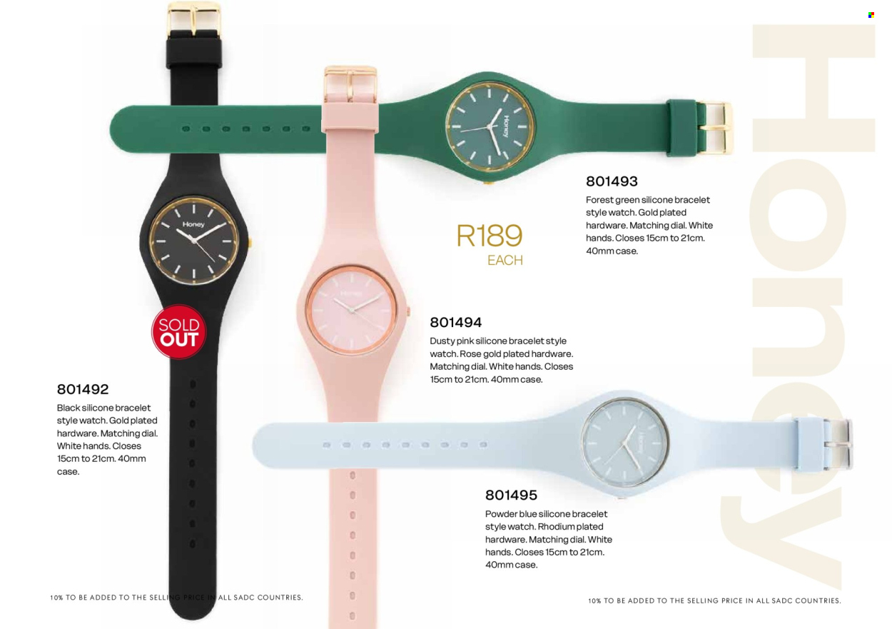 Honey specials. Page 20