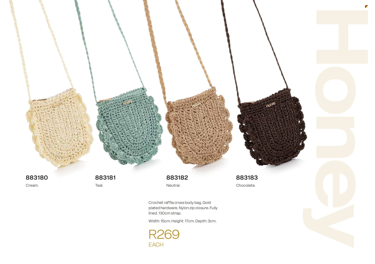 Honey specials. Page 28