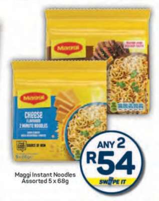 Maggi Instant Noodles Assorted 5 x 68g