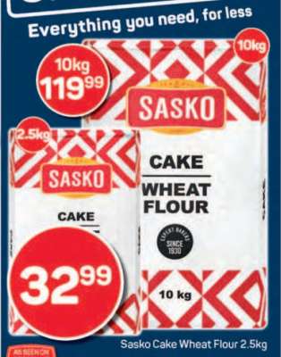 Sasko Cake Wheat Flour 2.5kg