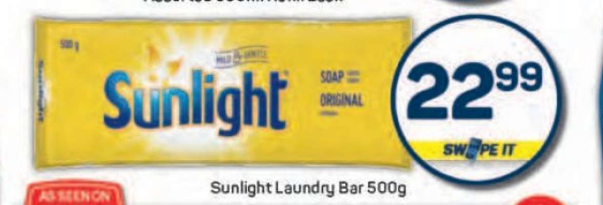 Sunlight Laundry Bar 500g