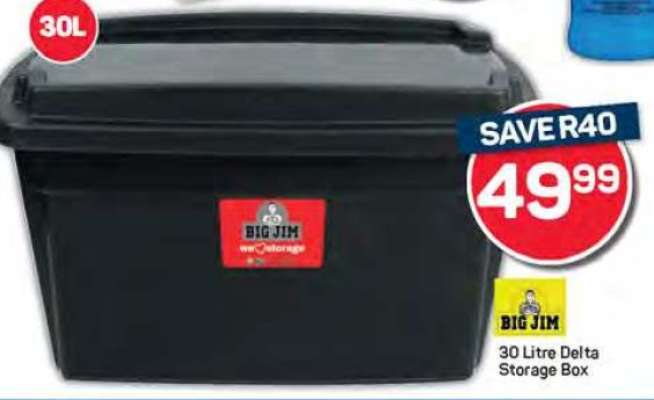 Big Jim 30 Litre Delta Storage Box