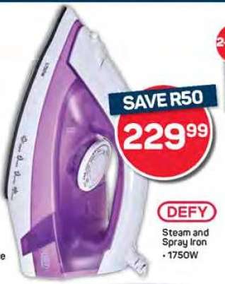 DEFY Steam and Spray Iron