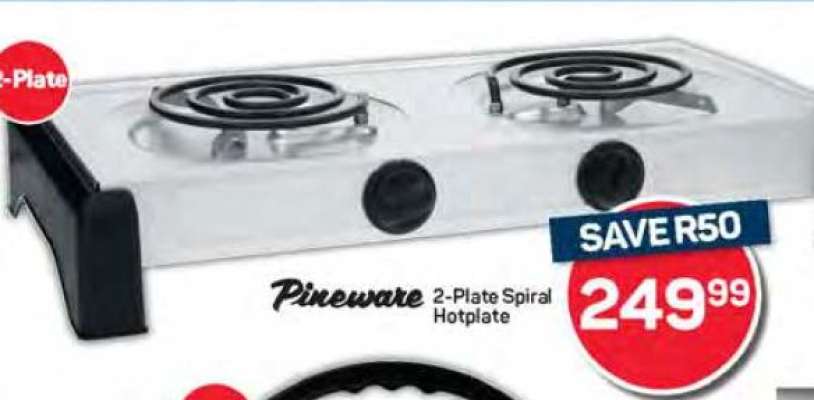 Pineware 2-Plate Spiral Hotplate
