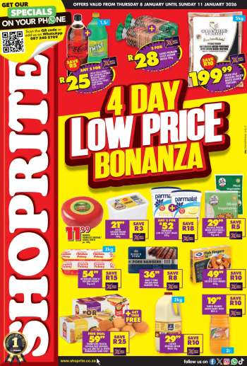 Shoprite catalogue  - 08/01/2026 - 11/01/2026.