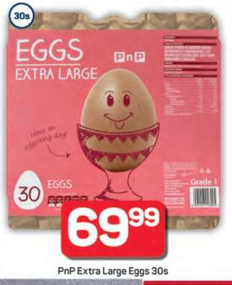 PnP Extra Large Eggs 30s