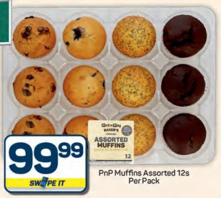 PnP Muffins Assorted 12s