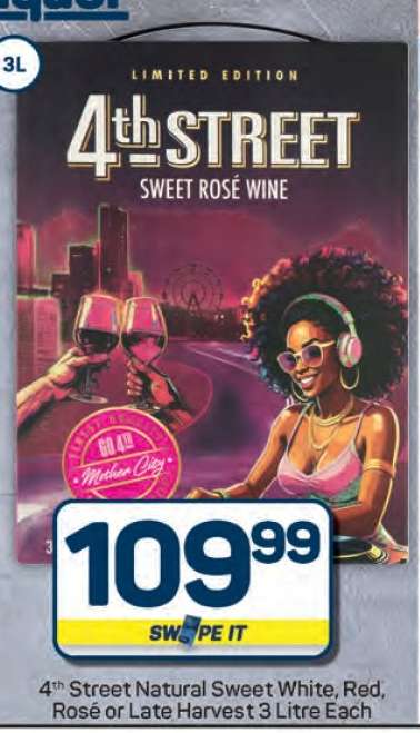 4th Street Sweet Rosé Wine