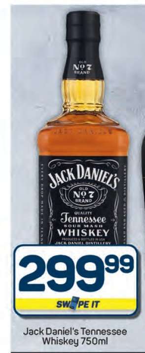 Jack Daniel's Tennessee Whiskey 750ml