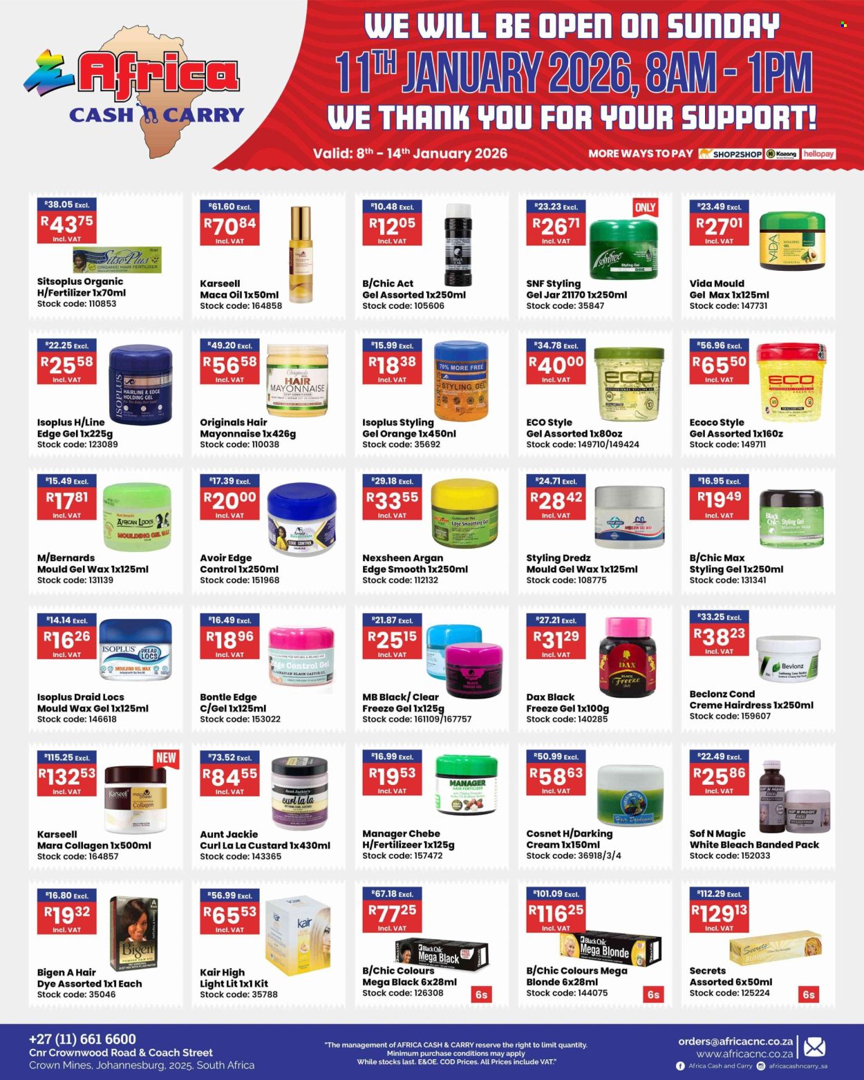 Africa Cash & Carry specials - 08/01/2026 - 14/01/2026. Page 4