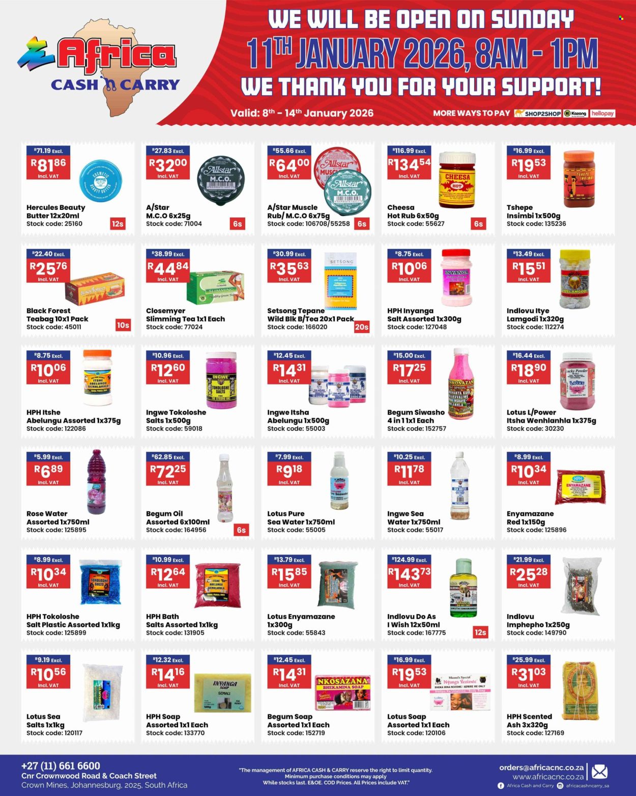 Africa Cash & Carry specials - 08/01/2026 - 14/01/2026. Page 14