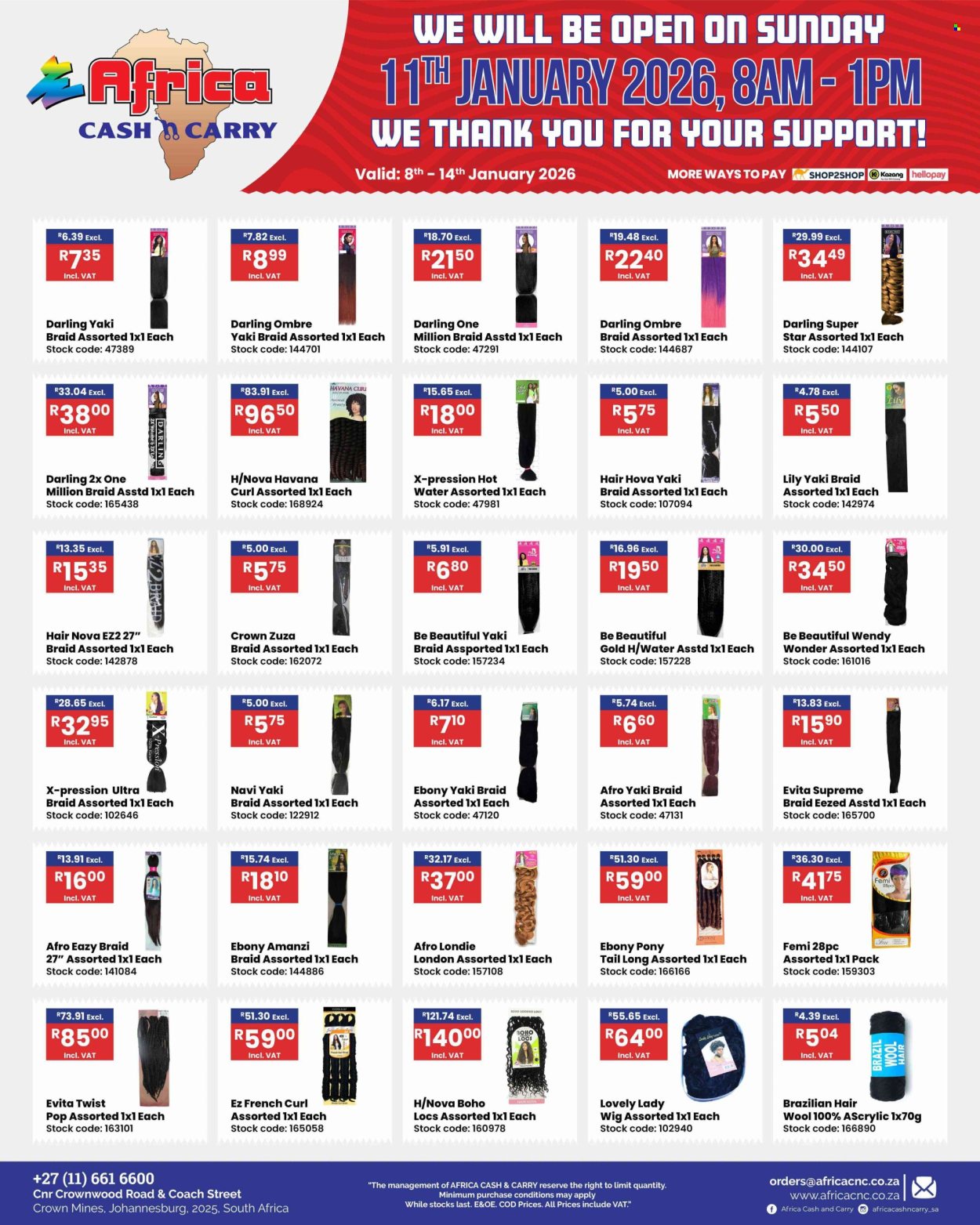 Africa Cash & Carry specials - 08/01/2026 - 14/01/2026. Page 19