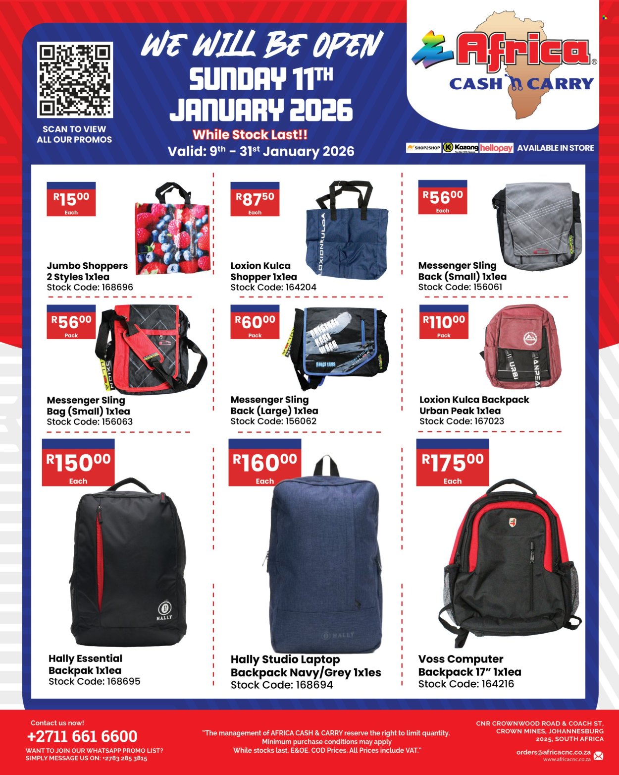 Africa Cash & Carry specials - 09/01/2026 - 15/01/2026. Page 1